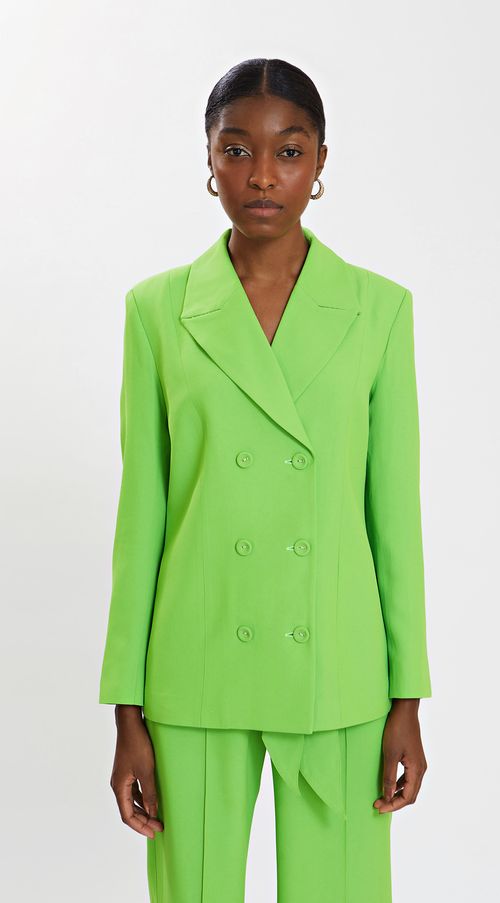 Blazer Iódice Com Recorte Verde