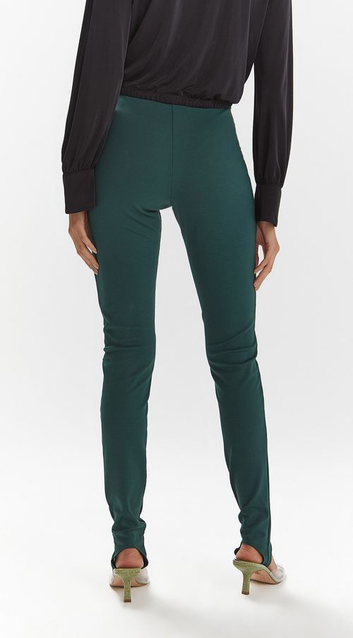 Calca Iódice Legging Cós Alto Com Pezinho Verde
