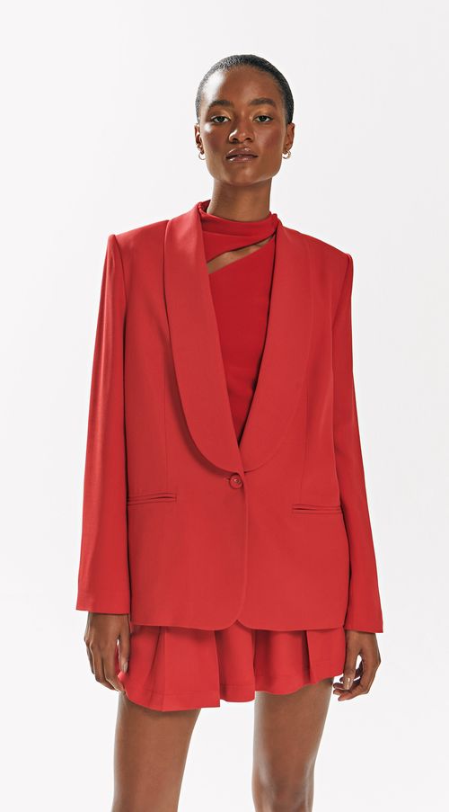 Blazer Iódice Com Bolso Vermelho