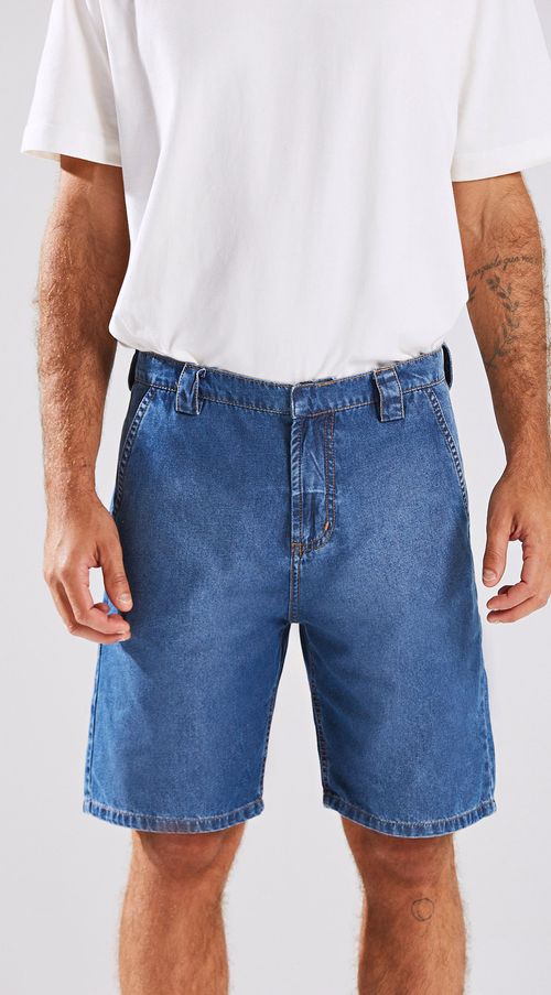 Bermuda Alfaiataria Bolso Faca Jeans