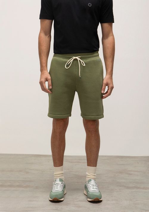 Bermuda Reta Com Silk Iodice Verde
