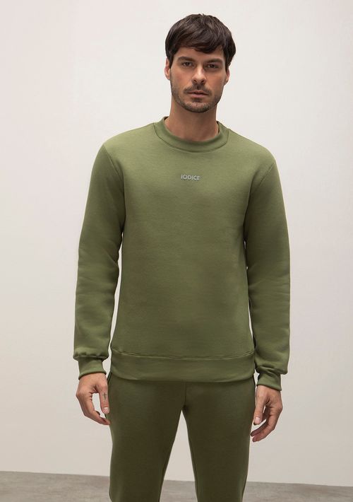 Blusa Careca Manga Longa Com Silk Verde