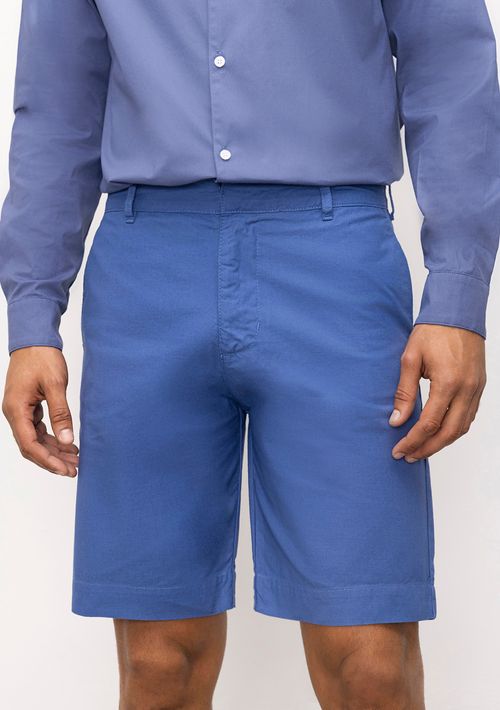 Bermuda Alfaiataria Tradicional Azul Marinho