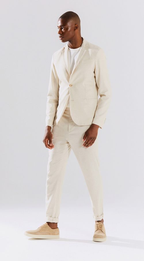 Blazer Tradicional Confort Bege