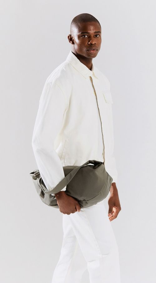 Jaqueta Over Bordado Industrial Off White