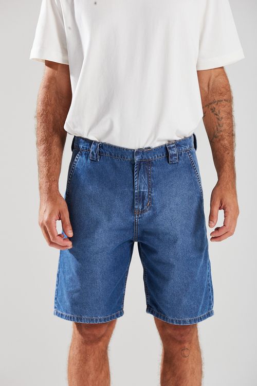 Bermuda Alfaiataria Bolso Faca Jeans