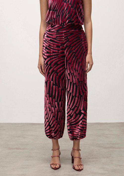 Calca Iódice Aladim Cós Alto Com Elástico Pink