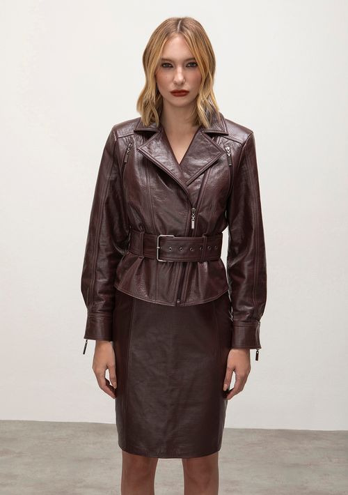 Jaqueta Iódice Perfecto Com Recorte Bordo