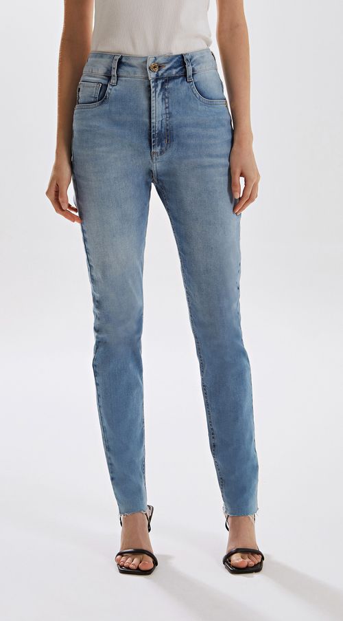 Calca Iódice Skinny Cós Alto Tradicional Jeans