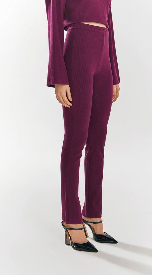 Calca Iódice Skinny Cós Intermediário Básica Bordo
