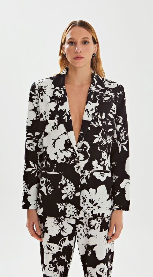 Blazer Iódice Com Bolso Preto