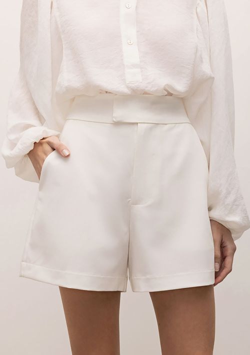Shorts Iódice Reto Bolso Faca Off White