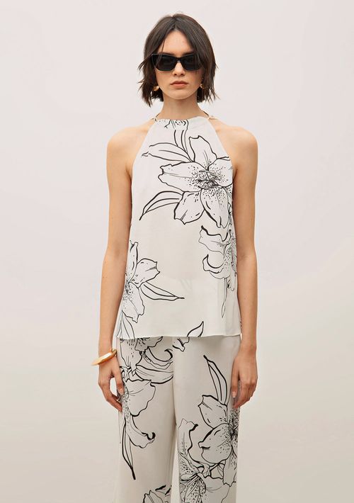 Regata Iódice Cava Francesa Amarração Gola Preto