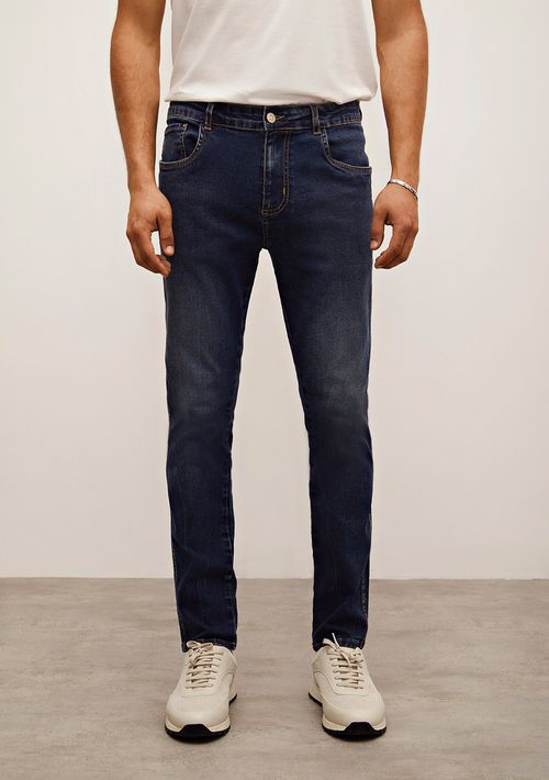 Calca Skinny Baixa Azul