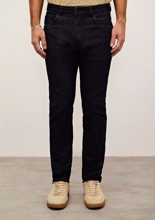 Calca Slim Média Azul