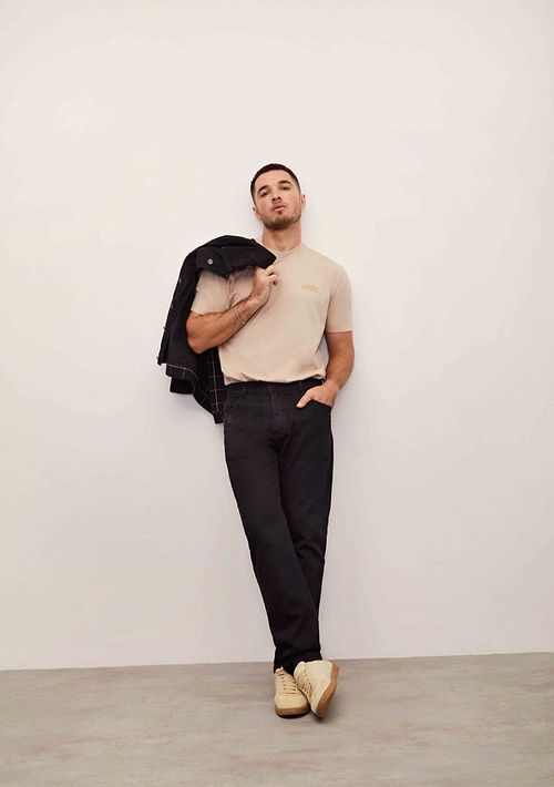 Calca Slim Média Azul