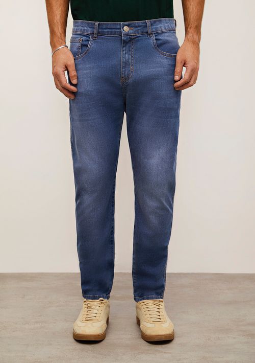 Calca Slim Média Azul