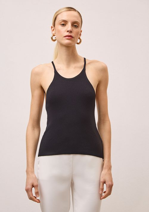 Regata Iódice Cava Francesa Tricot Preto