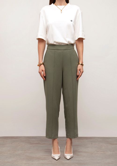 Calça Iódice Slim Alta Verde