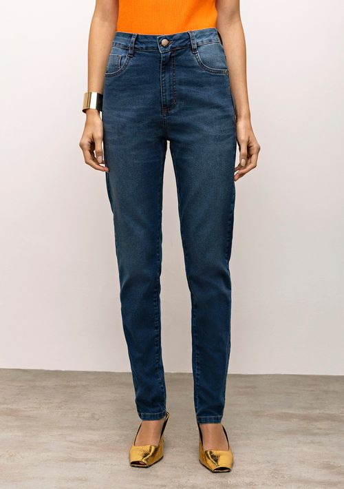 Calça Iódice Skinny Cós Alto Tradicional Jeans