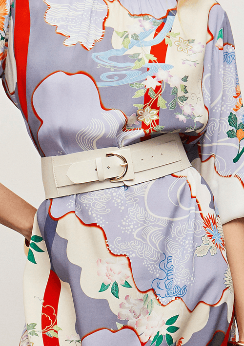 Cinto Iódice Cintura Médio Com Fivela Off White