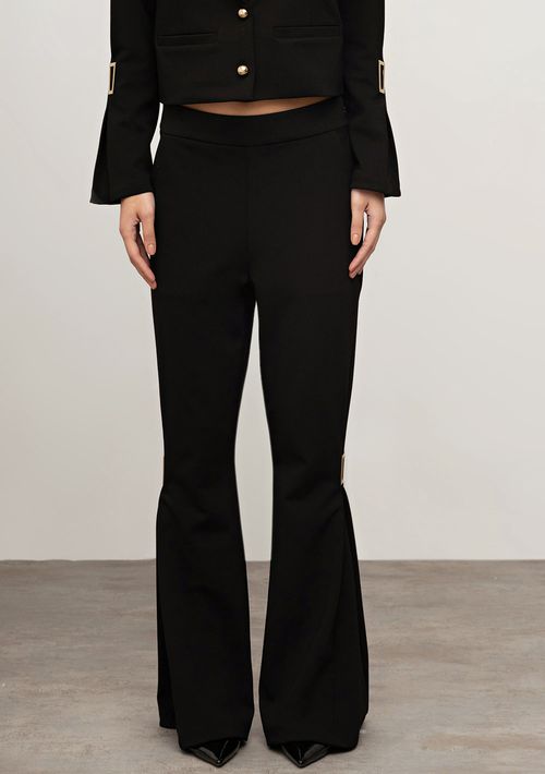 Calça Iódice Flare Alta Preto