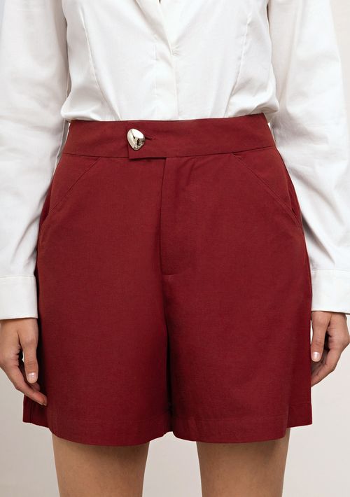 Shorts Iódice Reto Alta Bordo