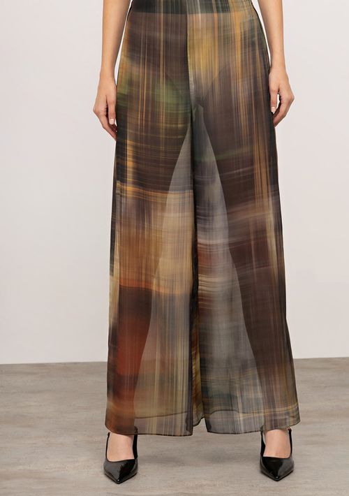 Calça Iódice Pantalona Alta Verde