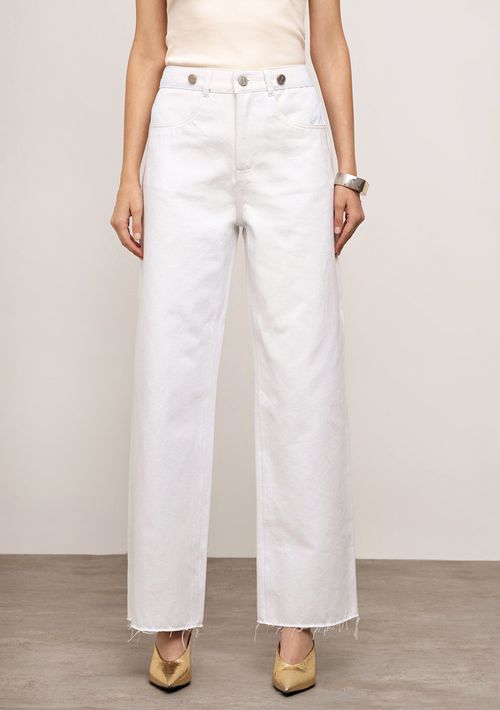 Calça Iódice Wide Alta Branco