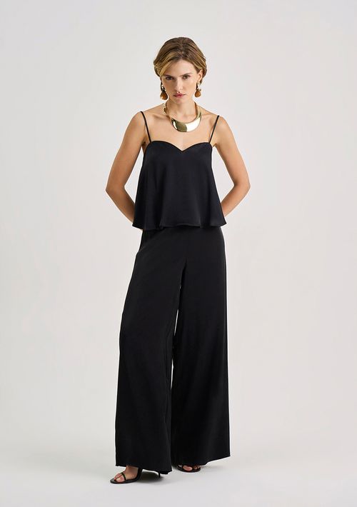 Calça Iódice Wide Alta Preto