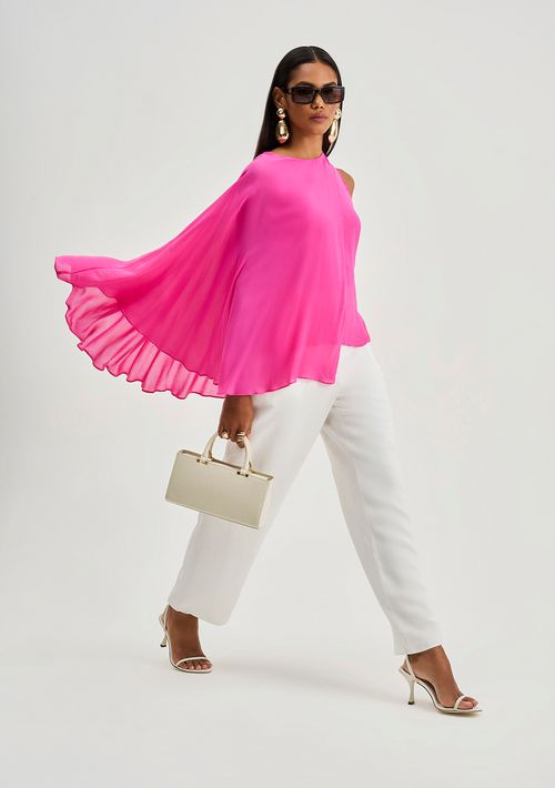 Calça Iódice Reta Alta Off White