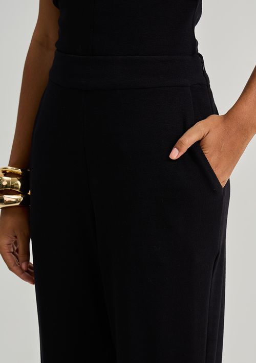 Calça Iódice Cenoura Alta Preto