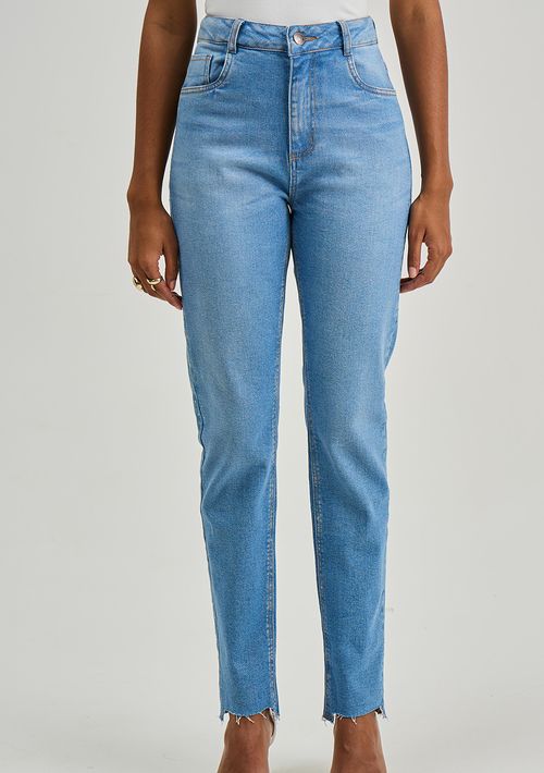 Calça Iódice Skinny Alta Azul