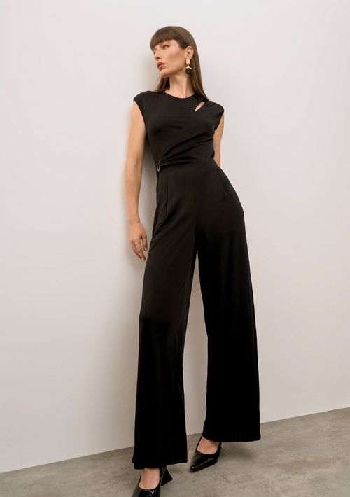 Calça Iódice Reta Alta Preto