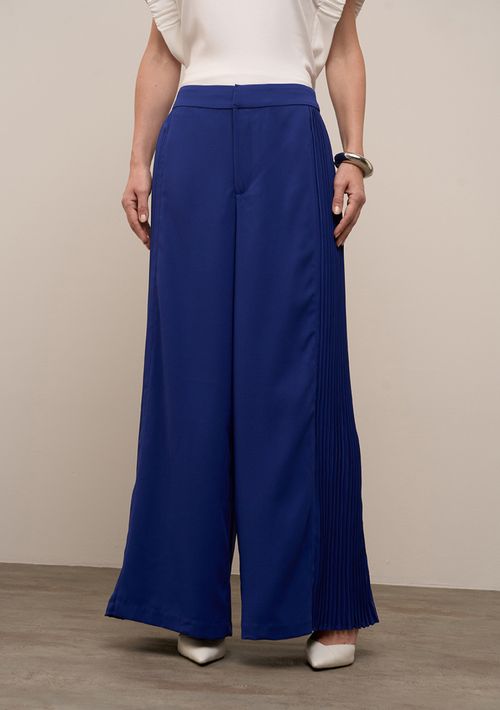Calça Iódice Wide Alta Azul