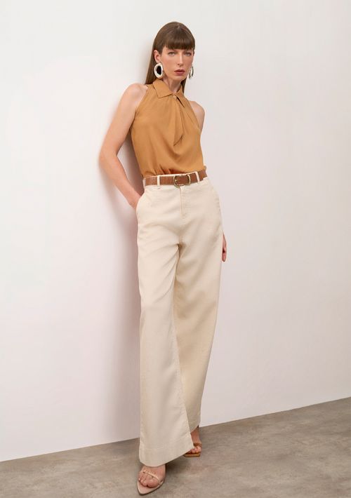 Regata Iódice Solta Cava Francesa Padrão Bege