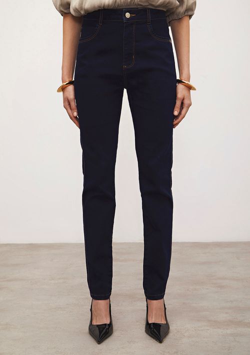Calça Iódice Skinny Alta Azul