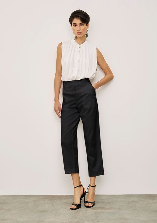 Calça Iódice Slim Alta Preto