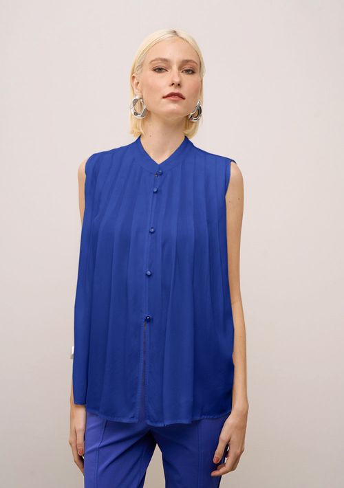 Regata Iódice Solta Polo Padrão Azul