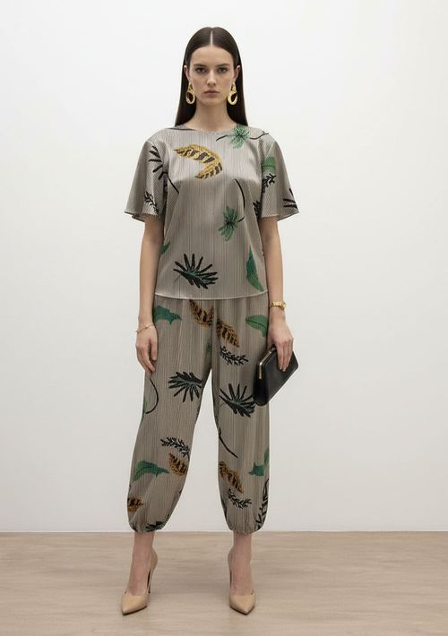 Calça Jogging Alta Cinza