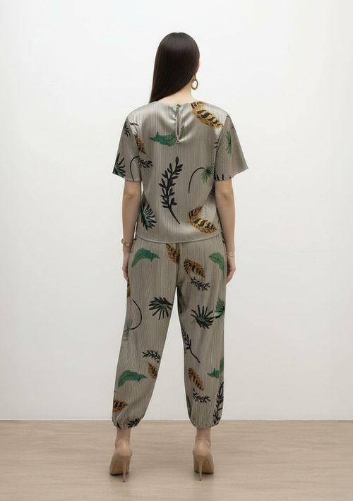 Calça Jogging Alta Cinza