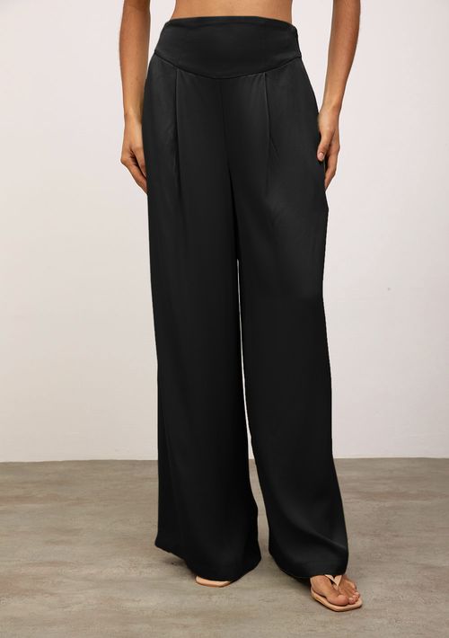 Calça Iódice Wide Alta Preto