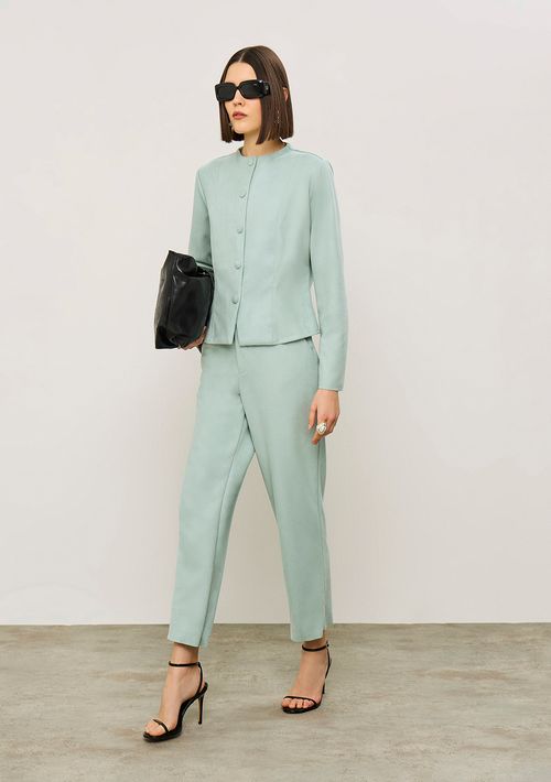 Calça Iódice Slim Alta Azul