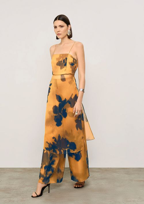 Calça Iódice Wide Alta Amarelo