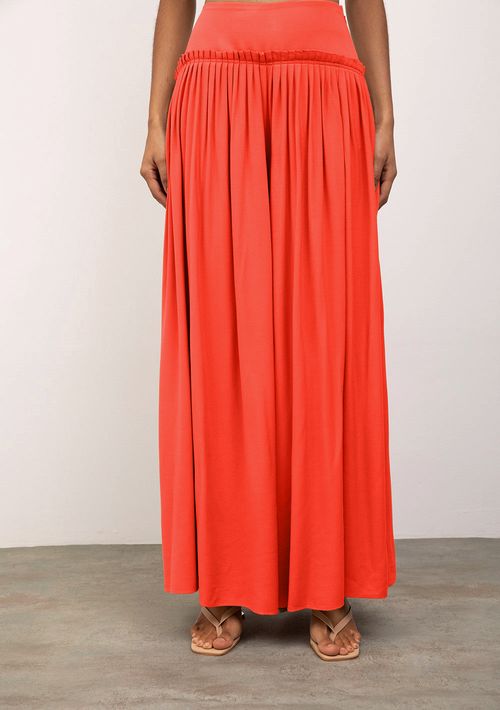 Calça Iódice Wide Alta Vermelho